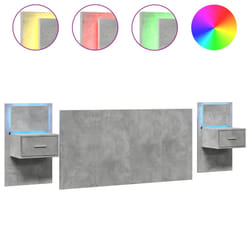 VidaXL 3115703 headboard/footboard Grey