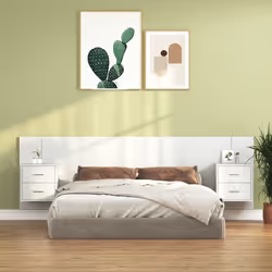 VidaXL 3115708 headboard/footboard White