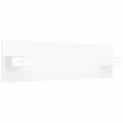 VidaXL 3115724, White, Wood, 2000 mm, 80 cm, 15 mm
