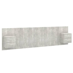 VidaXL 3115735 headboard/footboard Grey