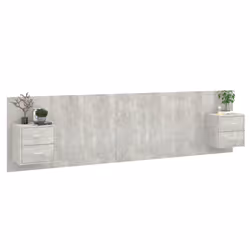 VidaXL 3115735 headboard/footboard Grey