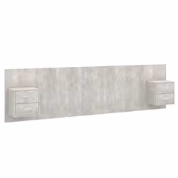 VidaXL 3115743, Grey, Wood, 2000 mm, 80 cm, 15 mm