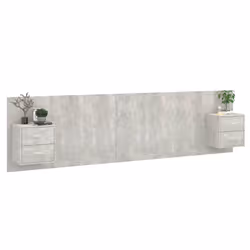VidaXL 3115743 headboard/footboard Grey