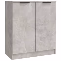 vidaXL 3x Sideboards Engineered Wood Cabinet Home Organiser Multi Colours - Concrete grey - Additional view 8