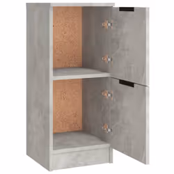 vidaXL 3x Sideboards Engineered Wood Cabinet Home Organiser Multi Colours - Concrete grey - Additional view 10