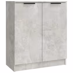 vidaXL 3x Sideboards Engineered Wood Cabinet Home Organiser Multi Colours - Concrete grey - Additional view 7