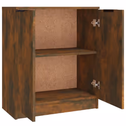 vidaXL 3x Sideboards Engineered Wood Cabinet Home Organiser Multi Colours - Smoked oak - Additional view 8