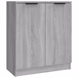 vidaXL 3x Sideboards Engineered Wood Cabinet Home Organiser Multi Colours - Grey sonoma - Additional view 7