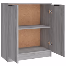 vidaXL 3x Sideboards Engineered Wood Cabinet Home Organiser Multi Colours - Grey sonoma - Additional view 8