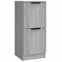 vidaXL 3x Sideboards Engineered Wood Cabinet Home Organiser Multi Colours - Grey sonoma - Additional view 9