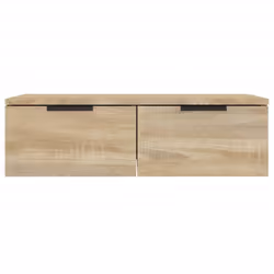 vidaXL 2x Wall Cabinets Engineered Wood Floating Hanging Cabinet Multi Colours - Sonoma oak - Additional view 9