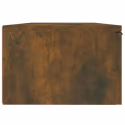 vidaXL 2x Wall Cabinets Engineered Wood Floating Hanging Cabinet Multi Colours - Smoked oak - Additional view 4