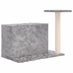 vidaXL Cat Tree with Sisal Scratching Post Light Grey 51 cm Cat Scratch Tower - Additional view 4