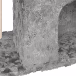 vidaXL Cat Tree with Sisal Scratching Post Light Grey 51 cm Cat Scratch Tower - Additional view 5
