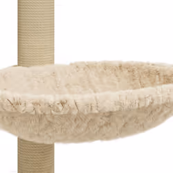 vidaXL Cat Tree with Sisal Scratching Post Cat Scratch Tower Multi Colours - Cream - Additional view 7