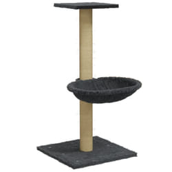 vidaXL Cat Tree with Sisal Scratching Post Cat Scratch Tower Multi Colours - Drak grey