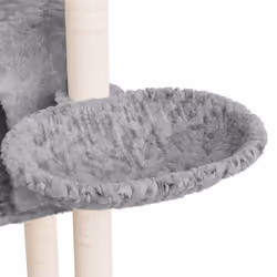 vidaXL Cat Tree with Sisal Scratching Posts 108.5 cm Cat Climber Multi Colours - Light grey - Additional view 6
