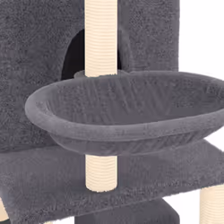 vidaXL Cat Tree with Sisal Scratching Posts 180 cm Cat Climber Multi Colours - Dark grey - Additional view 5
