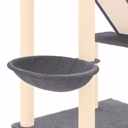 vidaXL Floor to Ceiling Cat Tree 277-303 cm Scratch Tower Tree Multi Colours - Dark grey - Additional view 7