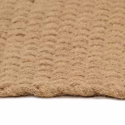 vidaXL Rug Rectangular Natural Jute Rug Floor Carpet Floor Mat Multi Sizes - 120 x 180 cm
