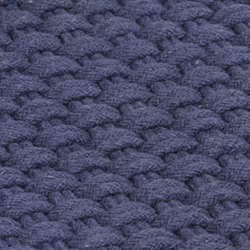 vidaXL Rug Rectangular Cotton Indoor Floor Carpet Mat Rug Multi Colours/Sizes - Navy blue, 180 x 250 cm - Additional view 4