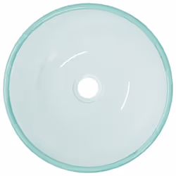 ) vidaXL Basin Tempered Glass Bathroom Sink Basin Multi Colours Multi Sizes - Frosted, 35 x 12 cm (Diam. x H - Additional view 2