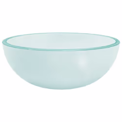 ) vidaXL Basin Tempered Glass Bathroom Sink Basin Multi Colours Multi Sizes - Frosted, 30 x 12 cm (Diam. x H