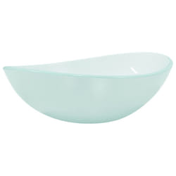 vidaXL Basin Tempered Glass Bathroom Sink Basin Plumbing Fixture Multi Colours - Frosted