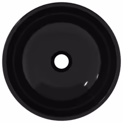 ) vidaXL Basin Tempered Glass Bathroom Sink Basin Multi Colours Multi Sizes - Black, 35 x 12 cm (Diam. x H