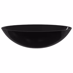 vidaXL Basin Glass Bathroom Washroom Sink Bowl Plumbing Fixture Multi Colours - Black