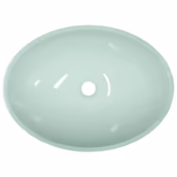 vidaXL Basin Glass Bathroom Washroom Sink Bowl Plumbing Fixture Multi Colours - White - Additional view 4