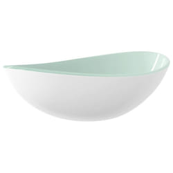 vidaXL Basin Tempered Glass Bathroom Sink Basin Plumbing Fixture Multi Colours - White
