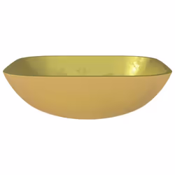 vidaXL Basin Glass Bathroom Sink Home Washroom Sink Bowl Basin Multi Colours - Gold