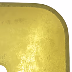 vidaXL Basin Glass Bathroom Sink Home Washroom Sink Bowl Basin Multi Colours - Gold - Additional view 4