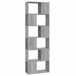 VidaXL 816033, Grey, Oak, Wood, Wood, 600 mm, 240 mm, 1860 mm