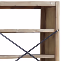 vidaXL Solid Wood Acacia Bookcase Display Shelf Storage Cabinet Multi Sizes - 80 x 30 x 200 cm - Additional view 7