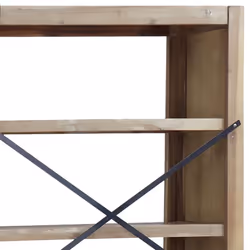 vidaXL Solid Wood Acacia Bookcase Display Shelf Storage Cabinet Multi Sizes - 80 x 30 x 170 cm - Additional view 4