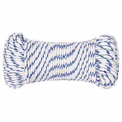 Marine Rope Dock Coil Boat Line Polypropylene Rope Multi Sizes Multi Colours - white and blue, 5 mm/ 500 m - Additional view 2