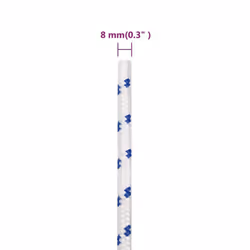 Marine Rope Dock Coil Boat Line Polypropylene Rope Multi Sizes Multi Colours - white and blue, 8 mm/ 250 m - Additional view 5