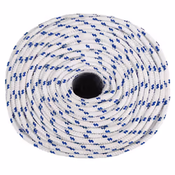 Marine Rope Dock Coil Boat Line Polypropylene Rope Multi Sizes Multi Colours - white and blue, 10 mm/ 25 m - Additional view 2