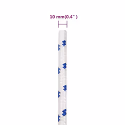 Marine Rope Dock Coil Boat Line Polypropylene Rope Multi Sizes Multi Colours - white and blue, 10 mm/ 100 m - Additional view 5