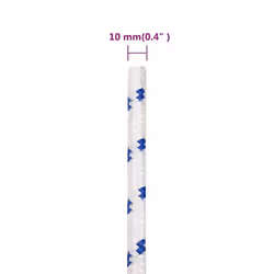 Marine Rope Dock Coil Boat Line Polypropylene Rope Multi Sizes Multi Colours - white and blue, 10 mm/ 500 m - Additional view 5
