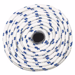 Marine Rope Dock Coil Boat Line Polypropylene Rope Multi Sizes Multi Colours - white and blue, 14 mm/ 25 m - Additional view 2