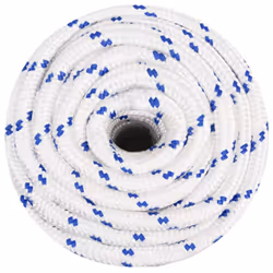 Marine Rope Dock Coil Boat Line Polypropylene Rope Multi Sizes Multi Colours - white and blue, 20 mm/ 25 m - Additional view 2