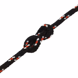 Marine Rope Dock Coil Boat Line Polypropylene Rope Multi Sizes Multi Colours - black and red, 3 mm/ 50 m - Additional view 4