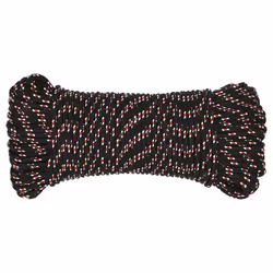 Marine Rope Dock Coil Boat Line Polypropylene Rope Multi Sizes Multi Colours - black and red, 3 mm/ 500 m - Additional view 2