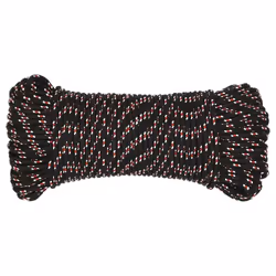 Marine Rope Dock Coil Boat Line Polypropylene Rope Multi Sizes Multi Colours - black and red, 5 mm/ 250 m - Additional view 2