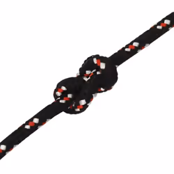 Marine Rope Dock Coil Boat Line Polypropylene Rope Multi Sizes Multi Colours - black and red, 12 mm/ 100 m - Additional view 4