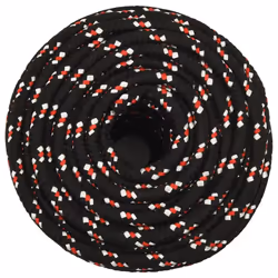 Marine Rope Dock Coil Boat Line Polypropylene Rope Multi Sizes Multi Colours - black and red, 16 mm/ 25 m - Additional view 2