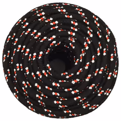 Marine Rope Dock Coil Boat Line Polypropylene Rope Multi Sizes Multi Colours - black and red, 18 mm/ 100 m - Additional view 2